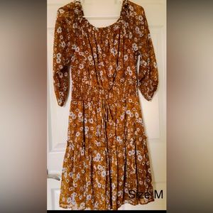 Chiffon floral dress